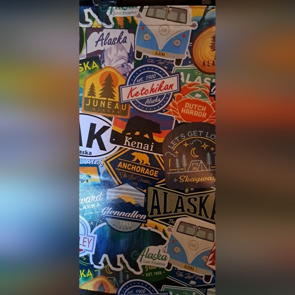 ALASKA OUTPOST REUSABLE TOTE BAG - Picture 12 of 16